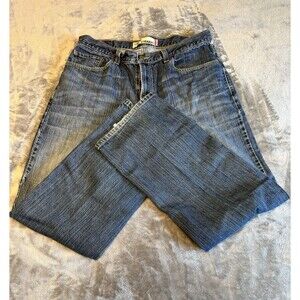 Levi's Men's 569 Loose Straight Fit Blue Stretch Denim Jeans (Tag Size 36x34)